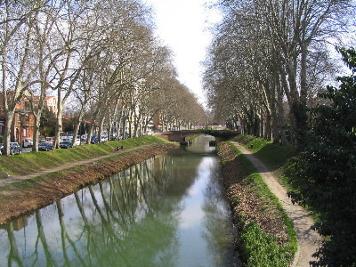Le chemin du canal du Midi vers Portiragnes-Plage photo