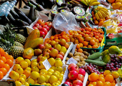 Le marché de fruits et légumes d'Alésia photo