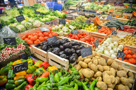 Le marché de fruits et légumes de Liffre photo