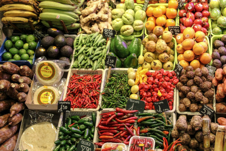 Le marché de fruits et légumes de Marcq En Baroeul. photo